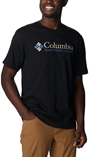 Къс ръкав с логото на Columbia Men ' s CSC Basic с логото на Columbia