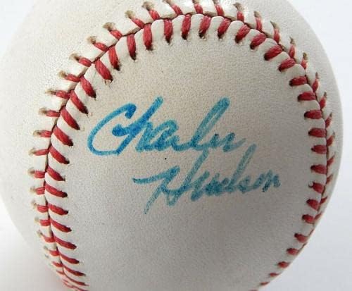 Чарлс Хъдсън Подписа Бейзболен Автограф - Бейзболни топки С Автографи