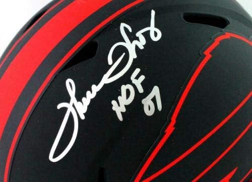 Търман Томас Подписа каска Buffalo Bills F/S Eclipse Speed - JSA W *Silver - Каски NFL с автограф