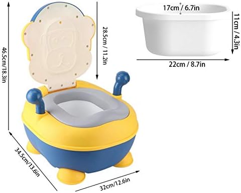 Детска Тоалетна Лимон Жълта Малка Обезьянка Във Формата На Голяма Тенджера, Cartoony Детски Гърне, Седалка За Приучения