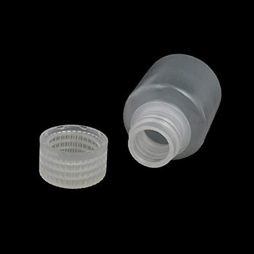 X-DREE Пластмасова бутилка за съхранение на реактиви с капацитет от 30 мл с капак на винт от полипропилен с малък