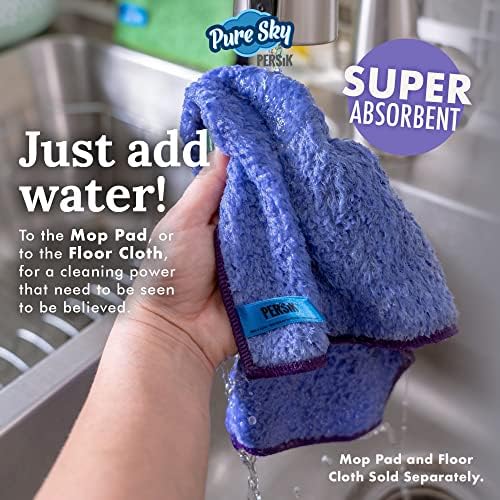 Почистване на пода въже от микрофибър Pure-Sky - Просто добави вода, почистващи препарати не се изисква - Въже от микрофибър Дълбоко почистване - Влажна / Мокра /Суха /Пыл