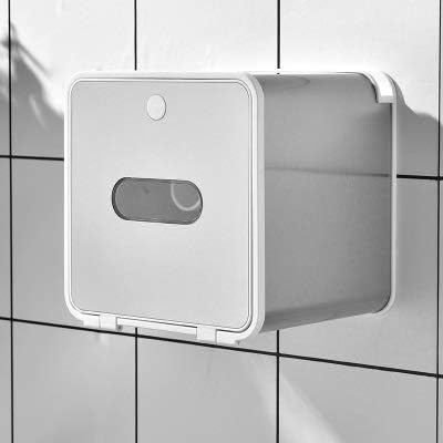 Държач за Тоалетна Хартия С покритие DUBAO Proof, Държач за Тоалетна Хартия За Кемпера АВТОБУСА, монтиран на стената Диспенсер за хартиени Кърпички, Сребрист