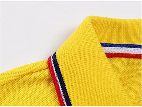 2023 Нови Мъжки Памучни Мъжки Ризи Годишният Случайни Пуловер С Къс ръкав от Риза За Голф Slim Fit Тениски С Къс Ръкав