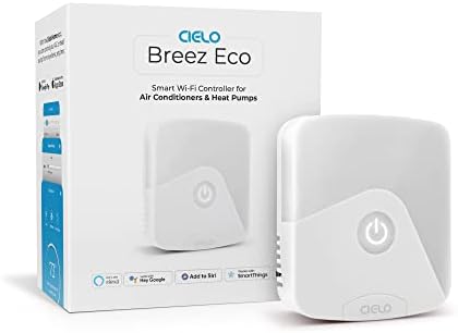 Cielo Breez Eco Smart AC Контролер | Работи с мини сплит системи, прозоречните и преносими ACS | WiFi, Alexa, Google,
