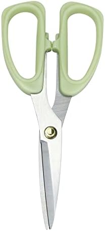 Универсални 8 Ножица Тежки Ергономична Ножица с Удобно Заснемане на Остри Ножици за Офиса, Дома и Бита (Зелен)