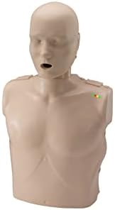 PRESTAN PP-AM-100M-MS Професионален Манекен за практикуване на Изкуствено дишане за възрастни с монитор изкуствено дишане, Средно Кожа