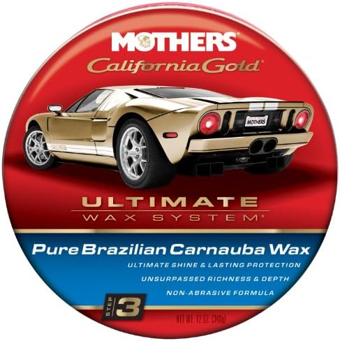 Паста от чисто бразилски карнаубского восък Mothers 05550 California Gold (Ultimate Wax System, стъпка 3) - 12 унции.