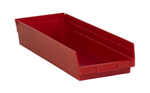 Сгъваеми пластмасови чекмеджета за съхранение на Aviditi, 23-5/8 x 8-3 /8 x 4 инча, жълти, опаковка от 6 броя, за организации, домове, офиси, Гаражи и класни стаи