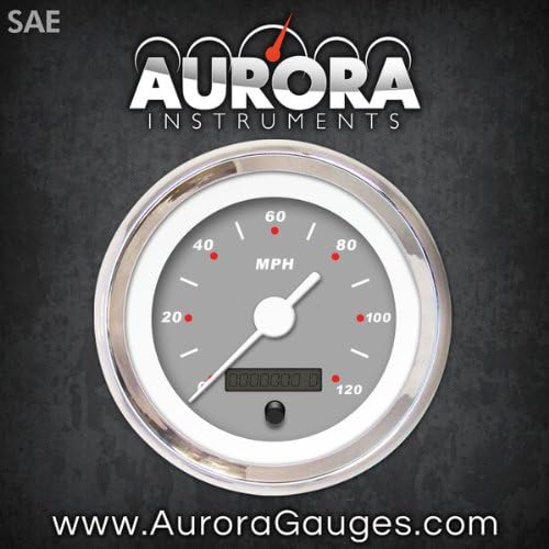 Aurora Instruments (GAR117ZEXHABAD) Модерен Скоростомер Rodder Grey