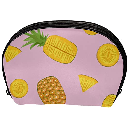TBOUOBT Козметични чанти, козметични Чанти за жени, Малки Пътни Чанти за Грим, тропически плодове ананас