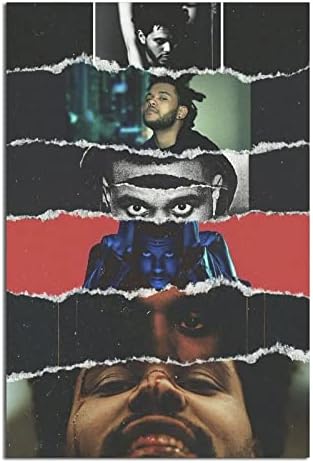 Плакат с капак на целия албум The Weeknd, Плакат с музикален звездното момче, Плакат с турне До зори, за стая,