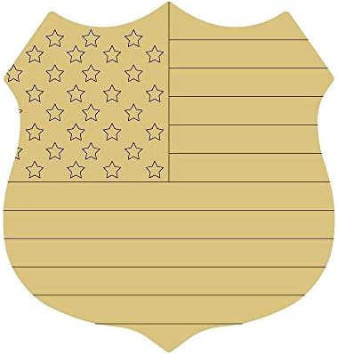 Дизайн на полицай икона по Подобие на Деколте Незаконченная Дървена рамка, която да Закачалка Полицейски Участък на