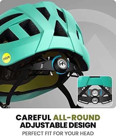 Велосипеден шлем OutdoorMaster Gem Отдих MIPS за активен отдих - Два сменяеми подложка и вентилация в различни условия - Велосипеден шлем за планината, магистрали за младежи ?