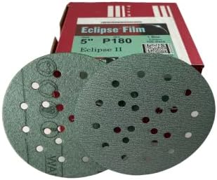 Абразиви Sungold 72-525-100 от стеарированного алуминиев оксид Eclipse Film II с няколко дупки 100 Шкурка, 5 см x 25 дупки