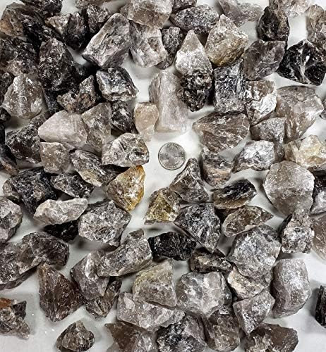 MINERALUNIVERSE 1/2 Килограм Необработени камъни от опушен кварц - Съраунд crystal опушен кварц - Необработени естествени камъни и кристали - Фонтанные камъни за рязане, полира?