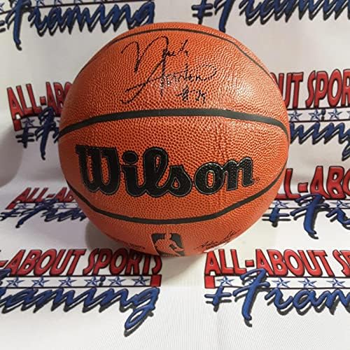 Ник Андерсън Автентични Баскетболни Топки С Автограф на JSA - Баскетболни Топки С Автограф