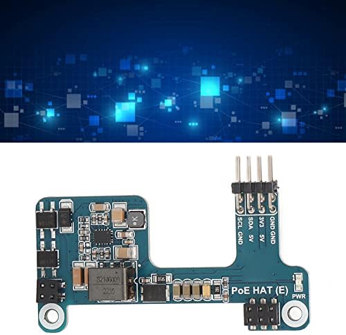 Такса за разширяване на ASHATA POE Mini, Такса развитие на микроконтролера за Raspberry Pi, 3Б + 4B, Съвместима с IEEE 802.3 af, Такса разширяване на 5V 2.5 A Mini Power Over Ethernet