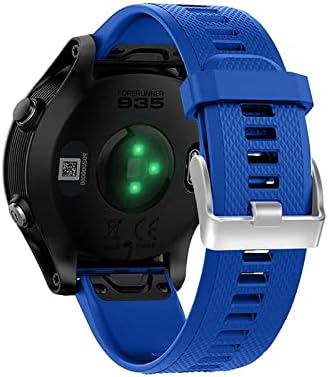SDUTIO Взаимозаменяеми Силикон Каишка за часовник Garmin Forerunner 935 GPS Watch Quick Release Каишки за часовници