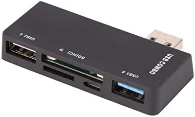 Комбиниран Адаптер за четене на карти памет SD и TF 5-в-1 USB 3.0/2.0 HUB