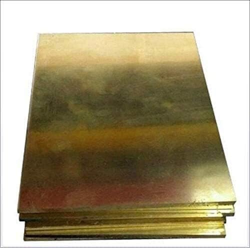 YIWANGO Метална Тонколистовая фолио Табела Мед метален лист Фолио Плоча 1,5 мм x 100 X 100 мм Вырезанная Медни метална