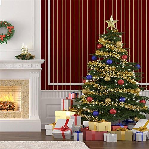 A-Parts 1 бр. Нов Сладък 7,87 инчов Златен Прах Коледна Звезда Коледно Дърво Топперы Коледно Дърво Украса за Коледа