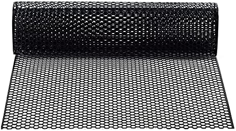 AggAuto Универсална Мрежа за автомобилния печене 40 x 13 - Поставяне на автомобилна решетка от алуминиева сплав, Сотовое дупка в бронята, разстояние между дупките 6 мм, 1 м?