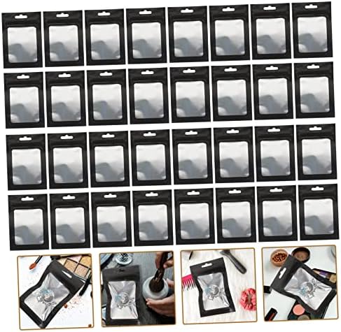 Zerodeko 300 Бр Прозрачни Опаковки, Опаковки, Прозрачни Чанти и калъфи За Бижута, Чанти За съхранение на Цип на Чанти За съхранение