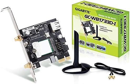 GIGABYTE GC-WB1733D-I (Bluetooth 5 / Безжичен AC 9260/160 Mhz двойна лента WiFi / карта на разширяване)