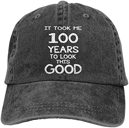 На мен ми отне години, за да изглеждат Толкова Добре Забавно бейзболна шапка от плат Деним за Рожден Ден, Регулируем