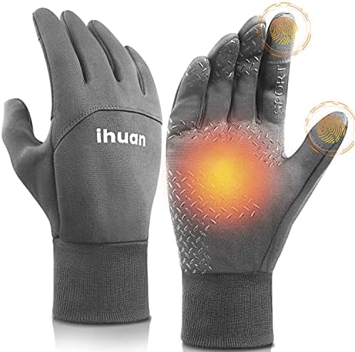 Зимни ръкавици ihuan за мъже и жени - Водоустойчиви Топли Ръкавици за студено време, Минерални Ръкавици за сензорен