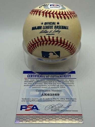 Гарет Стивънсън Кардиналс Подписа Автограф Официален Представител на OMLB Baseball PSA DNA - Бейзболни топки С Автографи