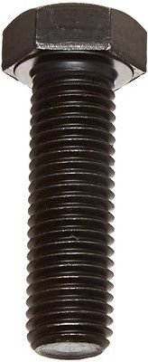М 20-на Винт с шестоъгълни глави 2,50 x 65 мм, Стомана клас 8,8, DIN 933/961, Гладка повърхност, Черен на цвят, Пълен с