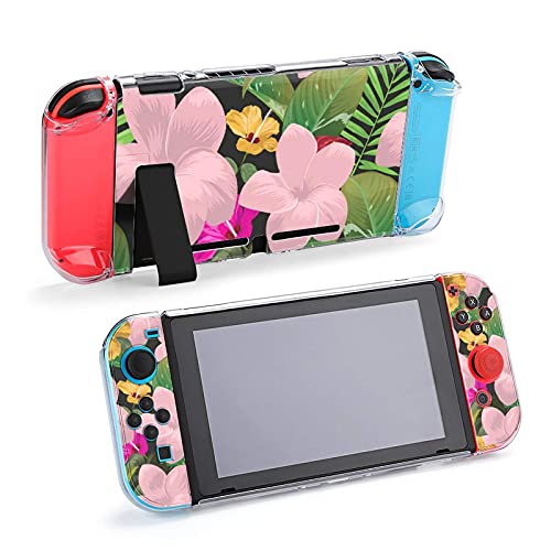 Калъф за Nintendo Switch, Розово с цветя и Растения, Комплект от Пет Елементи, Защитен Калъф, Аксесоари за игралната конзола