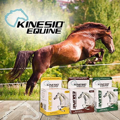 Лентата за коне Kinesio - Tex Gold FP Horse Лента -Лента, Изработена Специално за коне - Ролка 2 x 16 инча