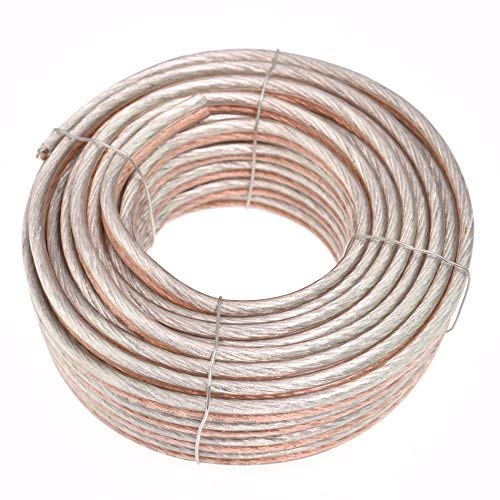 Conext Линк PSC10CGS-50 Паралелни кабели за високоговорители цвят: златист, сребрист, пълен размер на Бескислородный Мед пощенска тел (10 калибри, 50 фута) (11307)