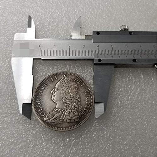 Kocreat Копие 1746 Обединеното Кралство Монета Великобритания-Точно Копие На Великобритания Сребърен Долар Пенс Златна