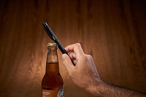 Pen Ninja: многофункционален инструмент за работа с писалка 9 в 1 (# 1 Най-усъвършенстван инструмент за работа с писалка - led подсветка, вградена отварачка за бутилки, ниво
