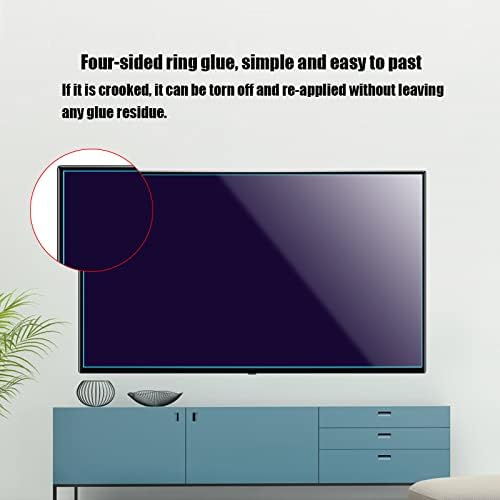 Защитно фолио от матирано паста за TV-монитор с диагонал на 32-75 инча - Защитно фолио с Антирефлексно покритие за Samsung, Insignia, TCL, Sony и т.н. /A / 32 инча 698x392 мм