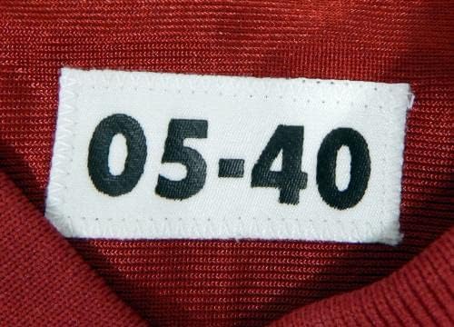 2005 San Francisco 49ers Rayshun Reed 31 Публикувано от червената фланелка 40 DP30894 - Използваните тениски за игри NFL