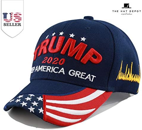Оригиналната ексклузивната шапка на Donald Trump от The Hat Depot Keep America Great /Make America Great Again 3D