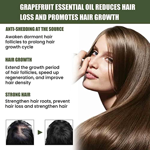 Шампоан и балсам KODEQ, спрей за растежа на косата с грейпфрут, ускорява регенерацията, подобрява гъстотата на косата,