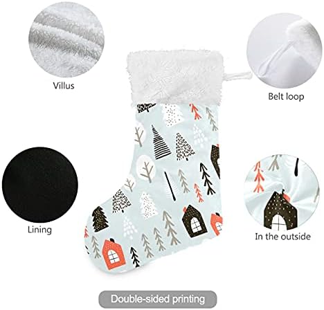 Sinestour Коледни Чорапи с герои от Анимационни филми в Скандинавски стил, Големи Коледни Чорапи за Коледната Елха,