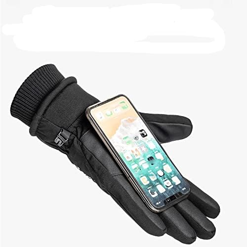 Зимните водоустойчив велосипедни ръкавици за спорт на открито, бягане, сензорен екран, нескользящие пълни с топли пръсти