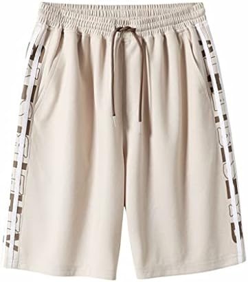 LIRUXUN / Летни Младежки Свободни панталони с еластичен ластик на талията и завязками, Връхни Дрехи, Спортни къси