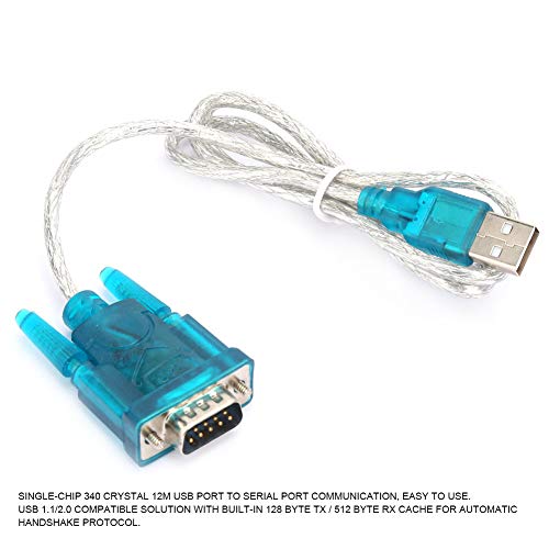 9-Пинов Сериен кабел, 2 БРОЯ HL-340 USB към RS232 COM-Порт Сериен PDA 9-пинов Кабел Адаптер към DB9, Карта на серийния порт