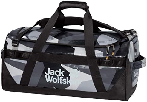 Jack Wolfskin Унисекс-Експедиционен Багажник за възрастни 40, Сив Геоблок, Един размер