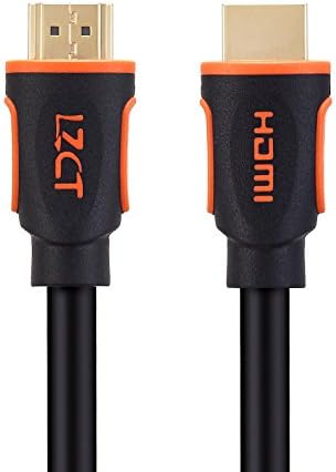 Кабел LZCT 4K, HDMI 2.0 125 фута Насочената високоскоростен HDMI Cord V2.0 е с вграден усилвател на сигнала