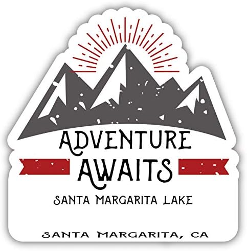Езерото Санта Маргарита Санта Маргарита, Калифорния Сувенир, 4-Инчов Винил Стикер