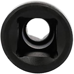 X-DREE Квадратна дупка 1/2, вътрешна шестигранник 10 мм, дължина-78 mm, ударни патронник от стомана CR-V черен цвят (предварително нанесени върху CR-V в кв. 10 mm, с вътрешен квадр?
